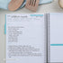 Erin Condren Spiral Coiled Recipe Prompted Notebook: Metallic Wet-Erase Cover with 160 Pages