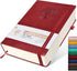 Lined Journal Notebook: 365 Pages A4 Big Writing Notebook, Hardcover Leather for Women Men, 100Gsm Thick Paper