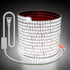 White LED Strip Lights 110V for Bedroom 20FT Adhesive Flexible Outdoor Waterproof