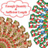 Gingerbread House Christmas Stocking Bulletin Board Decorations - 63ft Winter Border Paper for Classroom, Office