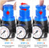 TAILONZ PNEUMATIC 1/4 Inch NPT AFC2000 Air Filter Pressure Regulator Kit, 0-145 Psi, 5 Micron