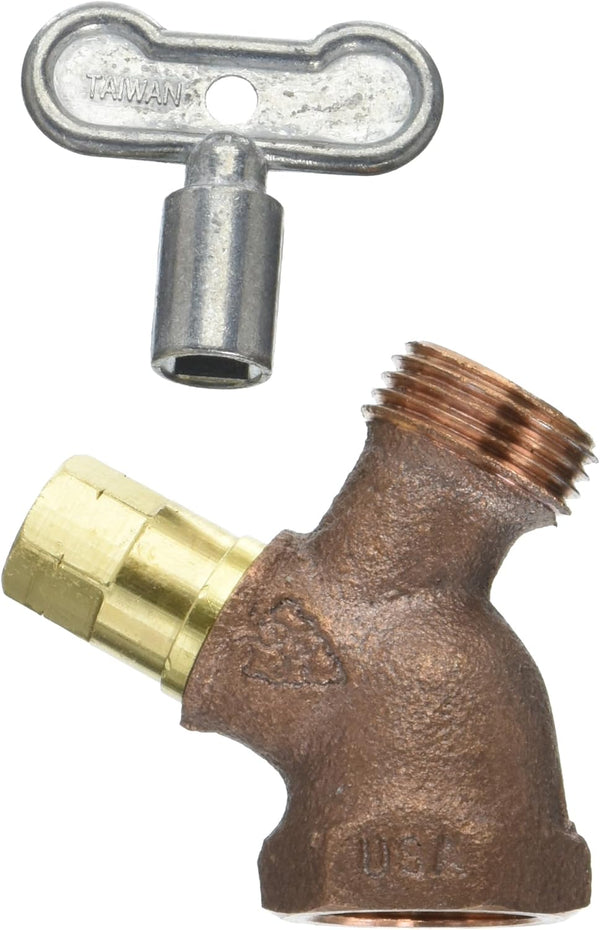 ARROWHEAD BRASS & PLUMBING 353LKLF 3/4" Female Pipe Thread Loose Key Hose Bibb