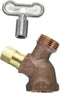 ARROWHEAD BRASS & PLUMBING 353LKLF 3/4" Female Pipe Thread Loose Key Hose Bibb