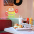 Dimmable Snack(12.6 14.96In) Boxing Hamburger Neon Sign Food Burger Neon Light Hamburg Boxing Led Light Sign for Wall