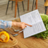 ZICOTO Aesthetic Blank Recipe Book - Waterproof Cover, Perfect Notebook to Organize Your Own Recipes