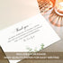 CYGGUN 50 46In Funeral Thank You Cards with Envelopes, Sympathy Card Bulk Watercolor Eucalyptus Leaves Bereavement