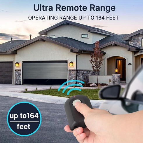CreaCity 2 1, GIT-1 390MHZ 1-Button Replacement for Genie & Overhead Door Garage Door Opener Remote, Intellicode