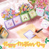 Trandraft 8 Sets 3D Flower Pop Up Cards Mother's Day Pop Up Flower Bouquet Greeting Card Bulk, Handmade Paper Floral