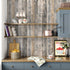 Grey Shiplaps Wood Contact Paper 15.7"X118" - Peel and Stick Waterproof Distressed Vinyl Wallpaper for Cabinets
