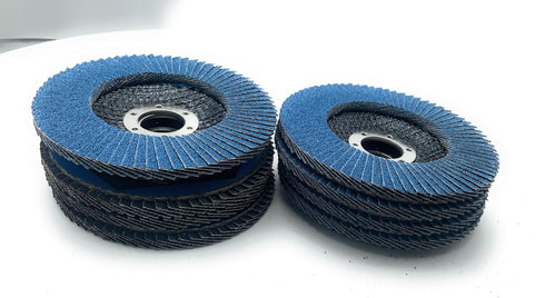 SIGNI Premium Zirconia Flap Discs for Grinding Metal Steel, 10-Pack (4.5 inch T27 60#)