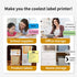 Barcode Label Printer P50, Portable Bluetooth Thermal Mini Label Maker for Office & Home, Easy to Use for Small Business