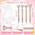 Qilery 12 Set Bridal Shower Pens, Diamond Pens with Keychains, Wedding Favors for Women Girls Gift
