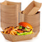 Zhehao 3 lb Kraft Paper Food Trays 300 Pack Disposable Nacho Hot