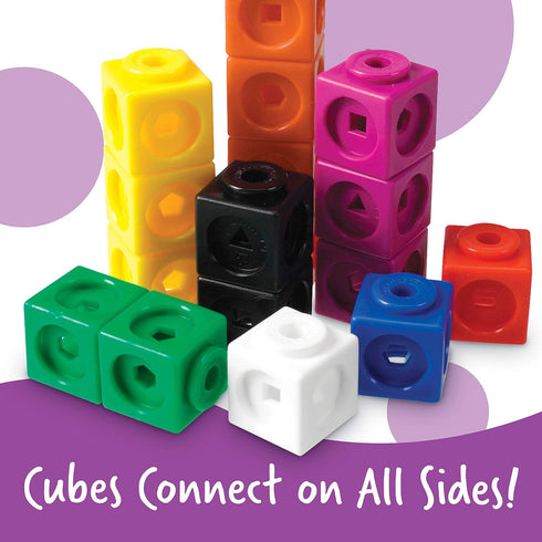 Set 1st Counting Learning Resources MathLink Cubes Elementary Math Activity - Math Manipulatives for Elementary School