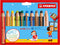 Multi-Talented Pencil woody 3 in 1 STABILO - Pack of 10 - Assorted Colors with Sharpener