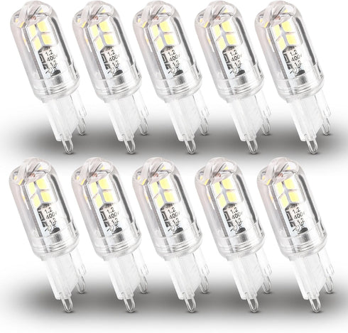 G9 Low Wattage LED Bulbs 2W 200LM Replace 20Watt Halogen, 6000K Daylight