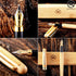 MONAGGIO Bamboo Fountain Pen, Luxury Wood with Refillable Converter, Fine Calligraphy Pen