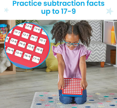 hand2mind Subtraction Practice Board, Math Facts Games, Number Games, Math Manipulatives Kindergarten, Educational