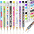 Woanger 72 Pcs Welcome Back to School Pencils, Fun Kindergarten Mini Pencils with Erasers for Kids