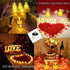 Solar Candle Lights Outdoor Waterproof, 8 Pack Rechargeable Flickering Tea Lights, Solar Powered Reusable LED Candles