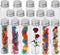 16 PCS Clear Plastic Test Tubes with Caps (50 ml) - 1.09×4.30 Inches for Candy, Beads, Powder Storage
