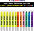 U.S. Office Supply Bible Safe Gel Highlighters, Pack of 12 - Set with 6 Bright Neon Yellow Highlight Colors Plus 6 Colors, Orange, Pink, Purple, Green, Blue - Won't Bleed, Fade or Smear - Study Guide by US Office Supply
