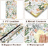 YeeCASE 2Pack Flower Server Book for Waitress with Zipper Pouch, Fits Waitress Apron,Receipt Holder with High Volume