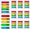 Colarr 10 Pack Sign Here Tabs, 1000 Pieces Sign Here Stickers Flags for Office Notebook Annotating Books Notary Books