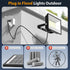 40W Outdoor,4000lm 6500K IP66 2 Pack Onforu Flood Lights Bright LED Work Light with Plug, Daylight White LED Flood