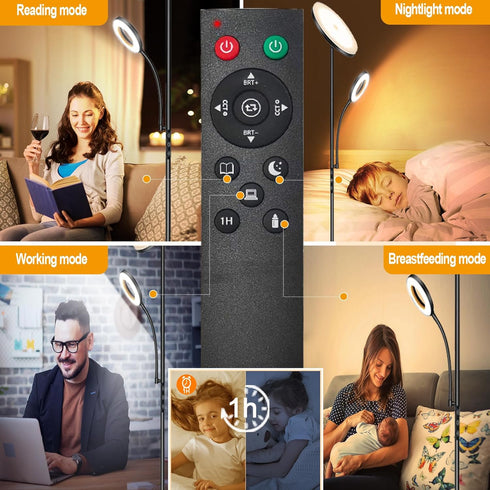 42W 4000LM Dimmable marctronic Floor Lamp, Upgraded Super Bright LED Floor Lamp for Living Room Bedroom, Standing