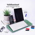 Birch Desktop Whiteboard with Storage & Multiple Markers, Glass Dry Erase Board, Notepad, Tabletop Desk Whiteboard