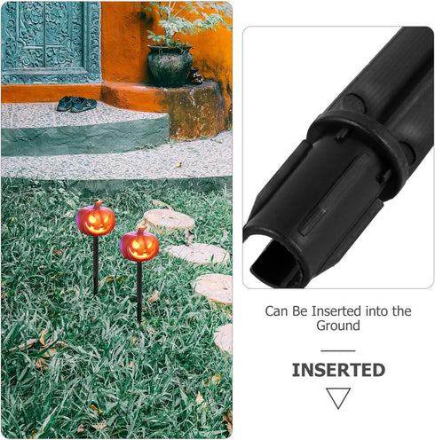 10 Pack HANABASS Outdoor Ground Stakes for Solar Lights Landscape Lighting Spike Replacement Accessories for Garden