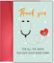 YIWANSIN Heartfelt Thank You Card for Doctor Nurse, Appreciation Card Gift for Healthcare,