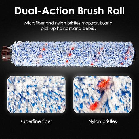 (2 Pieces) Multi-Surface Pet Pro Brush Rolls, Compatible with Bissell CrossWave 1785 Series Vacuum Cleaner