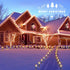 25.7 C9 20 20 Commercial Brightown Christmas Pathway String Lights Outdoor - Ft. Clear Lights with Stakes Connectable