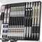 Nicpro 35PCS Art Mechanical Pencil Set, 3 PCS Metal Drafting Pencil with 20 Tube Lead Refills Case