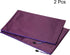 PATIKIL 2 Pack Waterproof Zipper File Bags - B4 Document Storage Folders for Office Travel, Purple