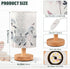 YYZZH Table Lamp Elegant Dandelion Dragonfly Nightstand Lamp with Wood Base Fabric Lamp Shade Bedside Desk Lamp
