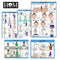 HOM LLC All New! ABA/OT Approved Step-by-Step 9X12" Set of 5 Visual Schedules. Potty