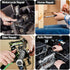 46 1/4 inch Set, Set Egofine Pieces Drive Socket Ratchet Wrench with Bit Socket Metric and Extension Bar for Auto