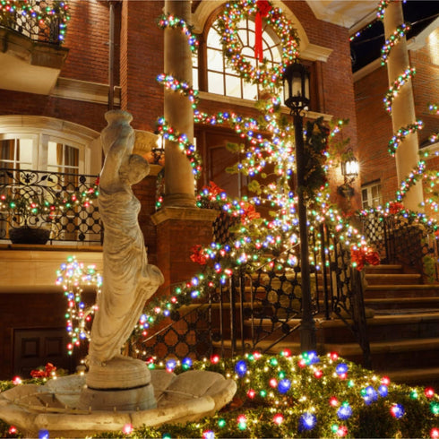 66FT 200LED 11 IP44 Ollny Christmas Lights, Christmas Tree Lights with Modes Remote Control Waterproof Color Changing