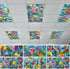 Wiooffen 6 Pcs Fluorescent Light Covers with 60 Magnets Decorative for Classroom