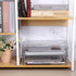 BTSKY 2 Pack Clear Plastic Stackable Storage Box, Portable Document Holder for 8.5 x 13 Letter A4 Files