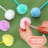 Epakh 84 Pcs Pompom Ballpoint Pen Set - Cute Kawaii Fluffy Ball Pens with Black Gel Ink in Macaron Colors, Gift for