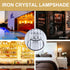 Drum Lampshades Crystal Lamp Shade Clear Glass Shade Cylinder Shaped Replacement Modern Ceiling Light Cover for Pendant