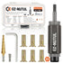 EZ-NUTUL Multi-Grip Rivet Nut Installation Tool Set Pre-Bulbed Shank Flat Head Threaded Insert
