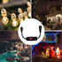 Outdoor Waterproof On/Off Switch Extension Cord, Heavy Duty 125v/250v Black SJTW Cord (1.5 Ft)