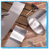 Zonon 4" x 100' Aluminum Flashing Roll, Weatherproofing Metal Roofing Panels for Sealing Windows and Doors