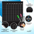 Cinch Magnetic Dry Erase Chores Chart for Kids (17x20 inches, Black) - 6 Whiteboard Markers with Magnets