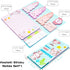 I Just Really Like Axolotl Sticky Notes Set, 550 Sheets, Animal Shaped Self-Stick Memo Pad for Office
